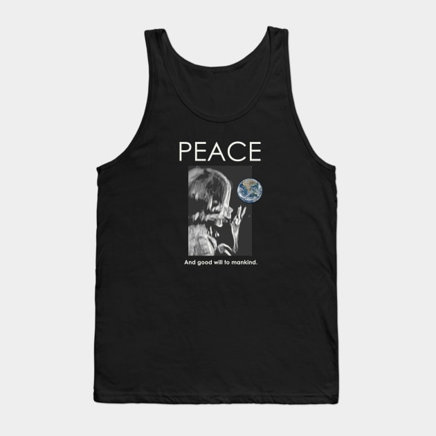 Peace to the World and Mankind Baby Tank Top by The Witness